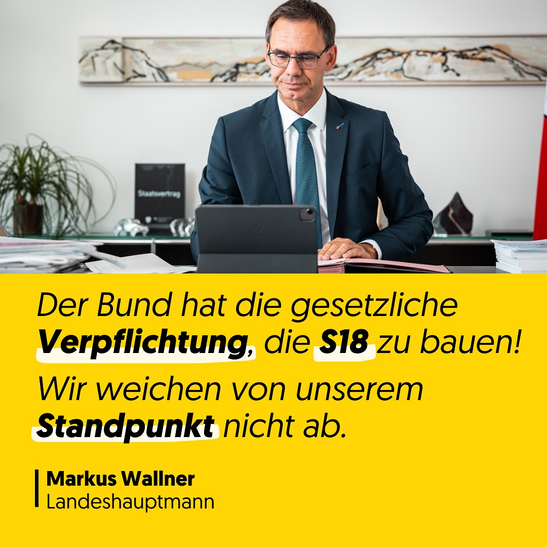 LH Wallner: „Vorarlberg braucht die Bodenseeschnellstraße – Ministerin ist säumig“